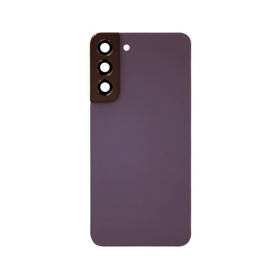 Back Cover+Camera Lens Samsung Galaxy S22 Plus/S906 Burgundy